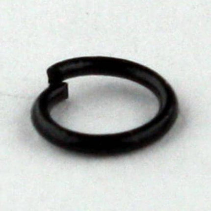 4mm Jump Rings, 20 Pcs Black Jump Rings Open 4x0.5mm 24 Gauge 24G Bulk Jumprings Jump Rings Link Connector Open Jump Rings O Ring - 5x4mm