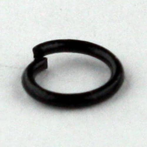 4mm Jump Rings, 20 Pcs Black Jump Rings Open 4x0.5mm 24 Gauge 24G Bulk Jumprings Jump Rings Link Connector Open Jump Rings O Ring - 5x4mm