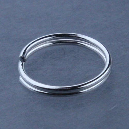 200 pcs of Silver Finished Split Rings - 8mm