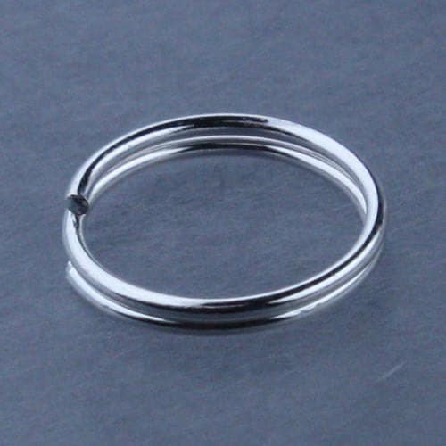600 pcs of Silver Finished Split Rings - 8mm