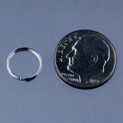 600 pcs of Silver Finished Split Rings - 8mm