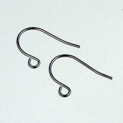 200 pcs of Gunmetal Earrings Hook 20X11mm - French Hook - Simple Earwire Earring Hook - ERSIMPLE