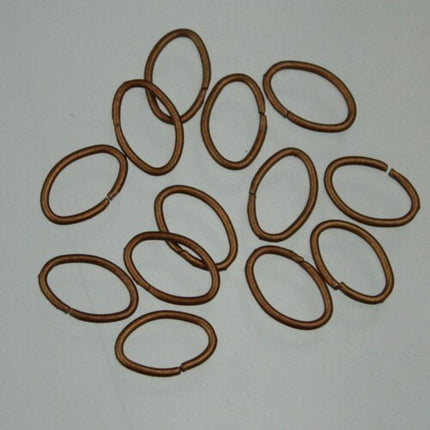 8x5mm Oval Jump Rings, 200 pcs of Antique Copper tiny little oval Jumprings Jump Rings - 8x5mm 21 guage 0.7mm Link Connector 7x8x5mm