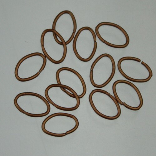 8x5mm Oval Jump Rings, 200 pcs of Antique Copper tiny little oval Jumprings Jump Rings - 8x5mm 21 guage 0.7mm Link Connector 7x8x5mm