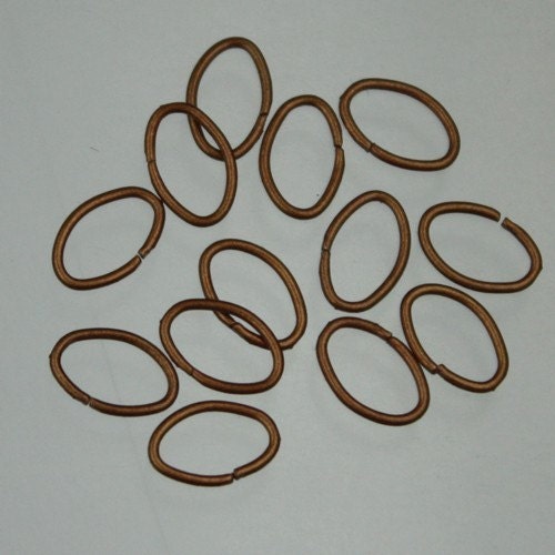 1000 pcs of Antique Copper Plated Oval Jumpring - 8x5mm 21 guage 7x8x5mm