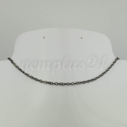 100 feet of Gunmetal Flat Cable Chain 3x3mm Solder Gunmetal Cable Chain -  - 33F