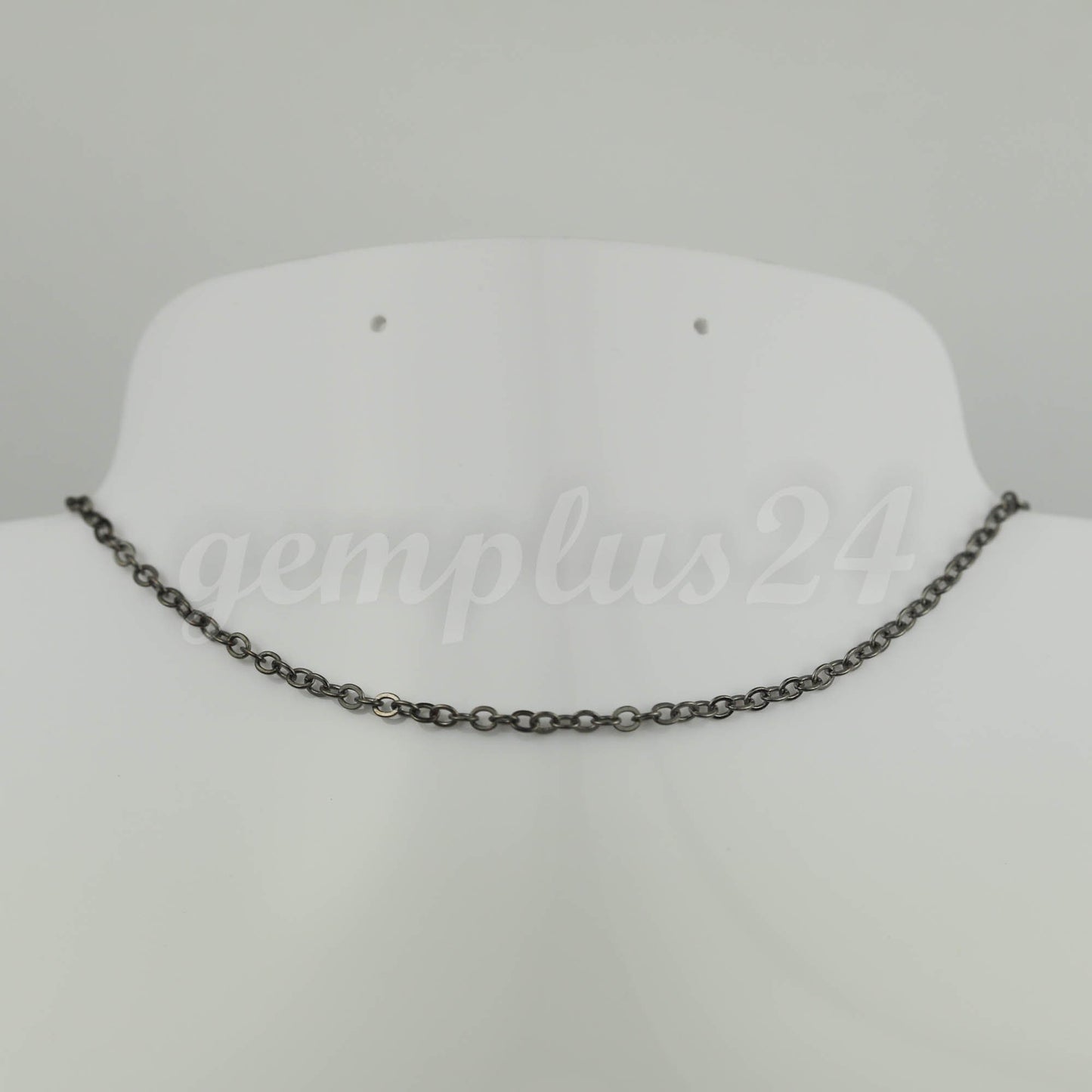 100 feet of Gunmetal Flat Cable Chain 3x3mm Solder Gunmetal Cable Chain -  - 33F