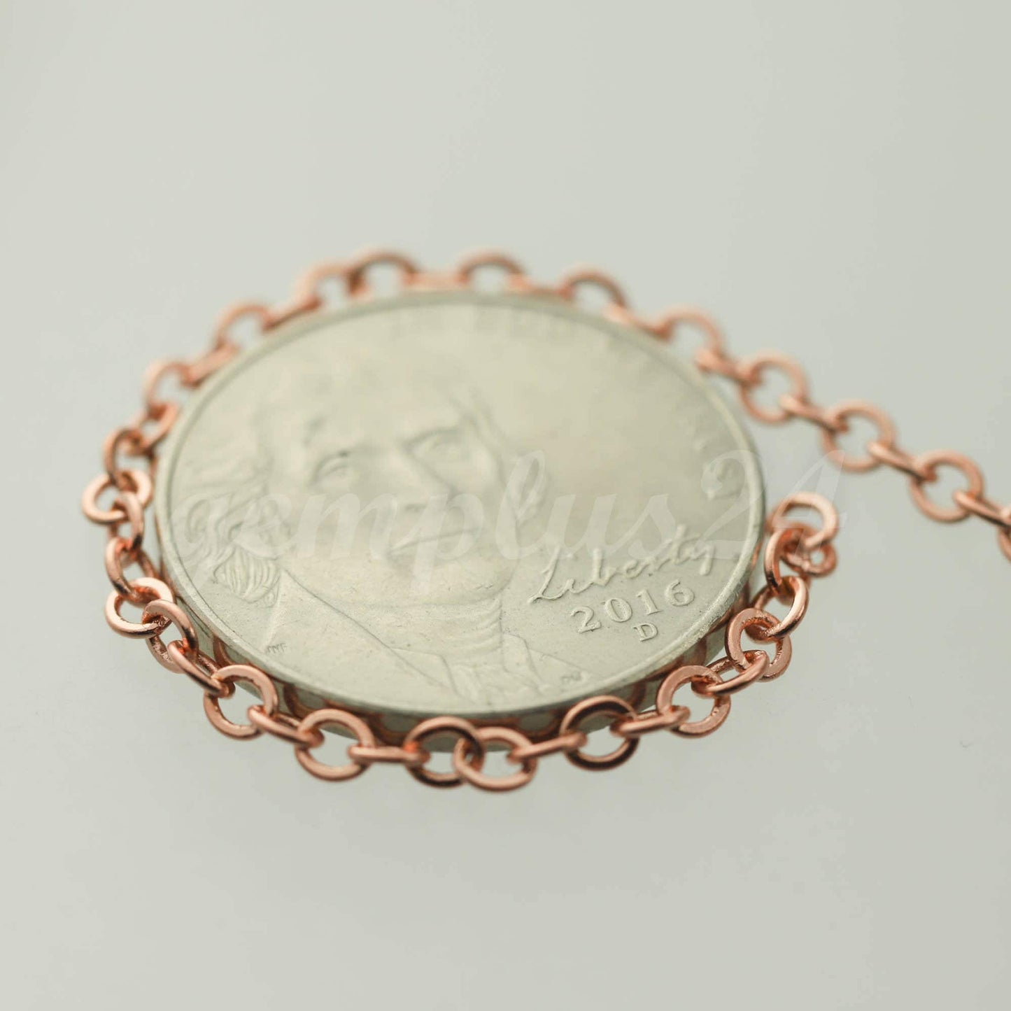 3 feet of Bright Copper Plated Flat Cable Chain 3x3mm Solder Cable Chain -  - 33F