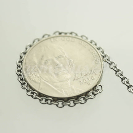 3 feet Stainless Steel Small Dainty Cable Chain SOLDERED -  2x2.5mm 1.95mm width  SOLDERED - ST225S