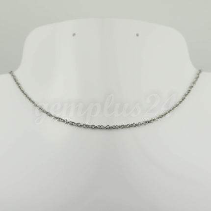 10 feet Stainless Steel Small Dainty Cable Chain SOLDERED -  2x2.5mm 1.95mm width  SOLDERED - ST225S