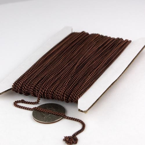 300 ft Antique Copper Solder Curb Chain - 1.6mm SOLDERED Link - 1.6S