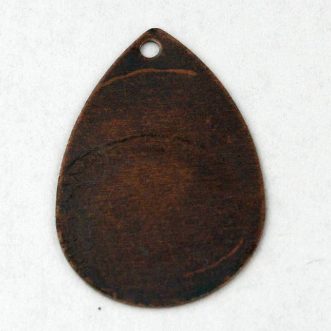 50 pcs of Antiqued Copper finished filigree Tear Drop drops dangle pendant charm 19x13mm