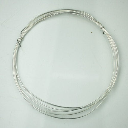 10ft of 28G Sterling Silver round wire Half-Hard