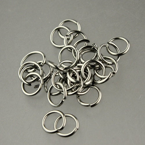 Jump RINGS 100 pcs of STAINLESS Steel Jump Rings Link Surgical Jumprings 6mm 20G Necklace Bracelet Wholesale Jump Rings Bulk Jumprings