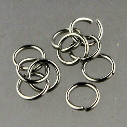 100 pcs of STAINLESS Steel Jump Rings Link Surgical Jumprings 5mm 21G Necklace Bracelet Wholesale Jump Rings Bulk Jumprings