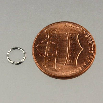 Jump RINGS 100 pcs of STAINLESS Steel Jump Rings Link Surgical Jumprings 6mm 20G Necklace Bracelet Wholesale Jump Rings Bulk Jumprings