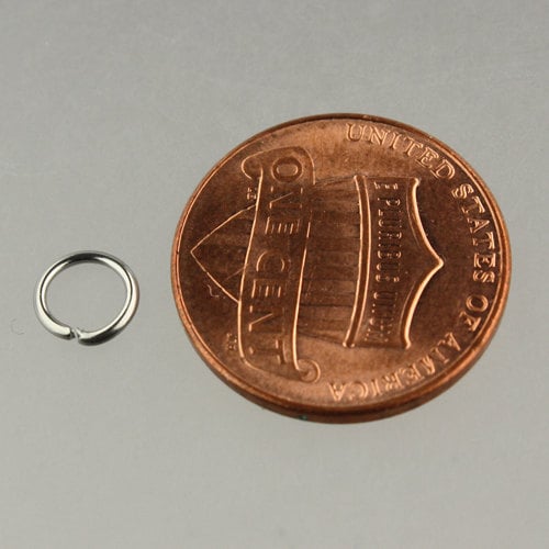 500 pcs of Jump RINGS STAINLESS Steel Jump Rings Link Surgical Jumprings 6mm 20G Necklace Bracelet Wholesale Jump Rings Bulk Jumprings