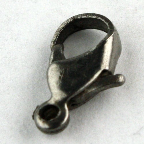 50 pcs of Gunmetal lobster claw clasp 12mm - LOB12A