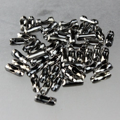 NEW New 50pcs of Gunmetal finished BIG ball chain connector for 3.2mm - Insert Type - 32BALL