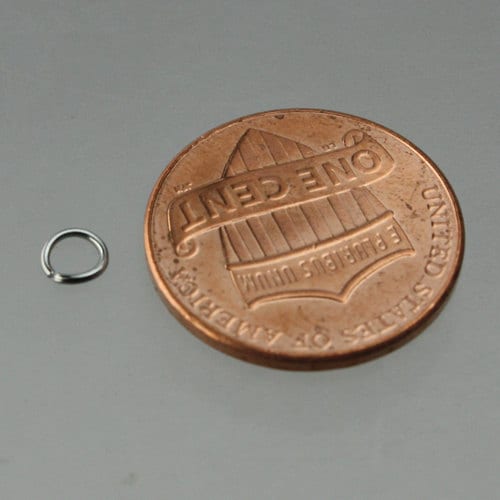 Jump RINGS 100 pcs of STAINLESS Steel Jump Rings Link Surgical Jumprings 3.5mm 24G Necklace Bracelet Wholesale Jump Rings Bulk Jumprings