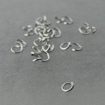 Jump RINGS 100 pcs of STAINLESS Steel Jump Rings Link Surgical Jumprings 4mm 21G Necklace Bracelet Wholesale Jump Rings Bulk Jumprings