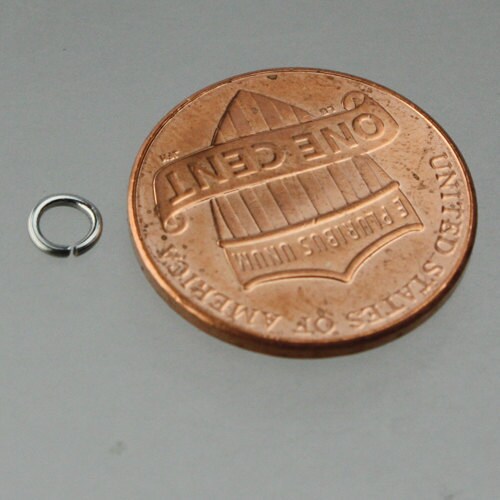 Jump RINGS 100 pcs of STAINLESS Steel Jump Rings Link Surgical Jumprings 4mm 21G Necklace Bracelet Wholesale Jump Rings Bulk Jumprings