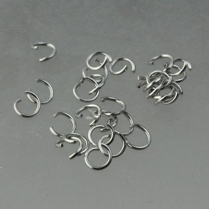 Jump RINGS 100 pcs of STAINLESS Steel Jump Rings Link Surgical Jumprings 3.5mm 24G Necklace Bracelet Wholesale Jump Rings Bulk Jumprings