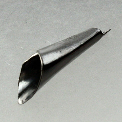 SALE Sale 100 pcs of Gunmetal  finished Plain cone dangle - 25x6.5mm