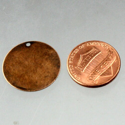 HandPick 10 pcs of Antique Copper Finished Coin drop dangle 21mm
