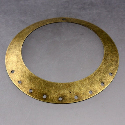 10 pcs of 2 inch Antiqued Brass filigree drop 50mm