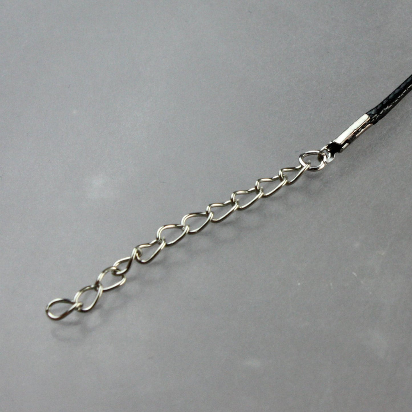 10pcs 1.5mm 18-20 inch adjustable black compressed cotton quality necklace cord