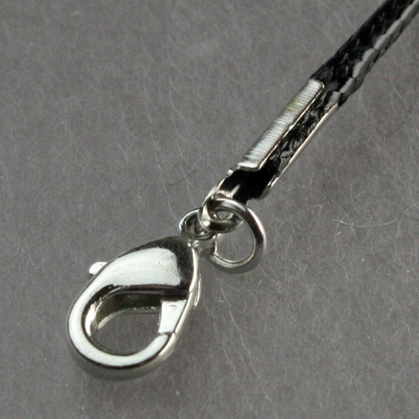 10pcs 1.5mm 18-20 inch adjustable black compressed cotton quality necklace cord