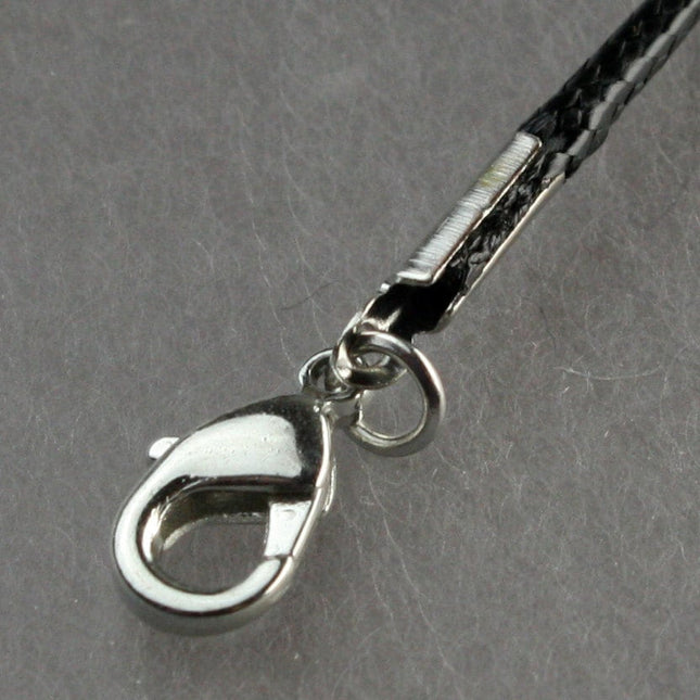 100 pcs 1.5mm 18-20 inch adjustable black compressed cotton quality necklace cord