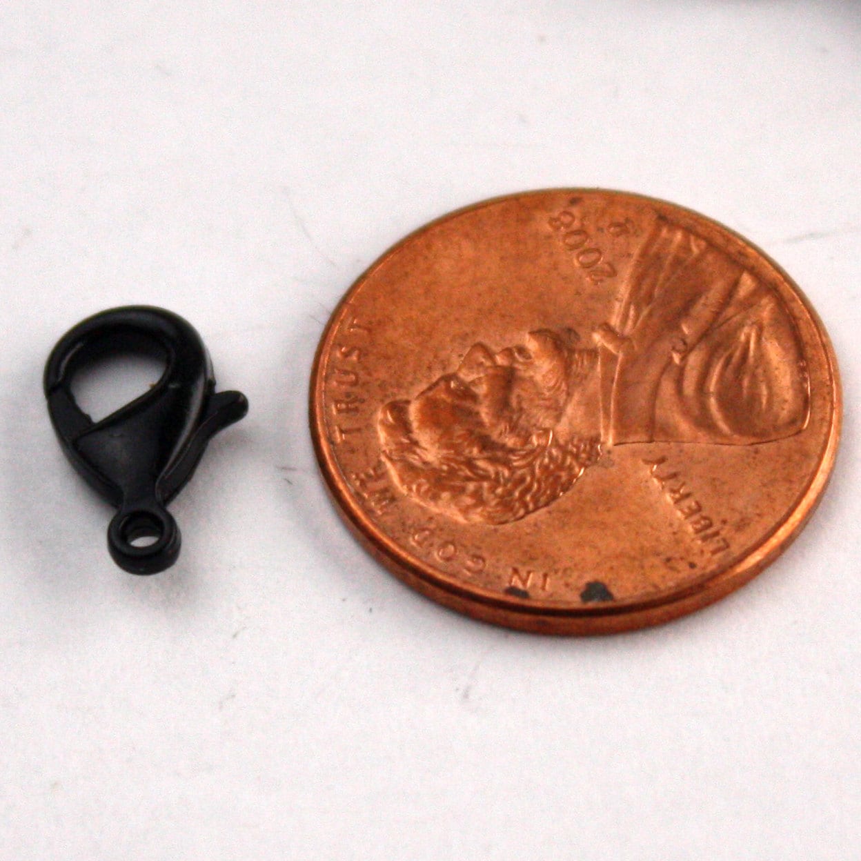 20 pcs of lobster claw clasp 12X7mm - BLACK - LOB12A