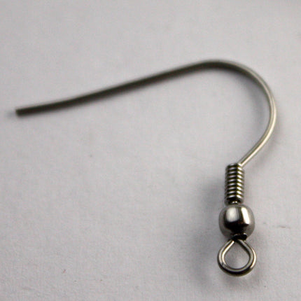 50 pcs Surgical Stainless Steel BIG French Hook Earwires - 24x23mm