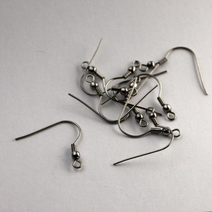 50 pcs Surgical Stainless Steel BIG French Hook Earwires - 24x23mm