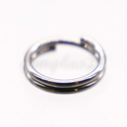 NEW 6mm Stainless Steel Split Rings - Surgical Steel - 50/100/250 pcs - 6mm x 0.6mm - 1/4" x 22G