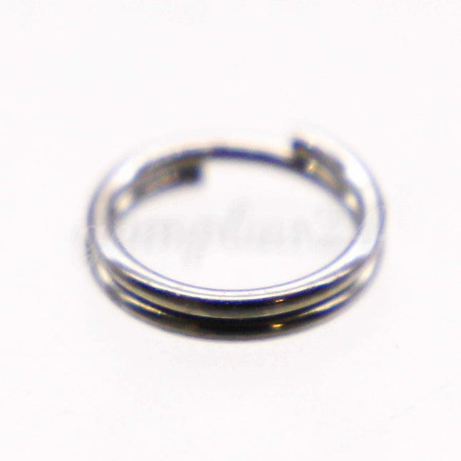 NEW 6mm Stainless Steel Split Rings - Surgical Steel - 50/100/250 pcs - 6mm x 0.6mm - 1/4" x 22G