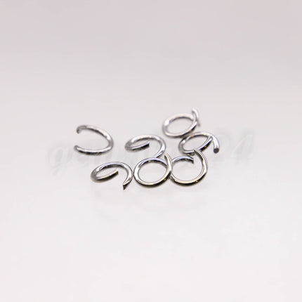 50/100/250 pcs STAINLESS Steel Jump Rings - 8mm 16Gauge 16G 1.2mm - Link Surgical Jumprings Chunky Jumpring, Heavy Duty Jumpring Bulk ST12x8