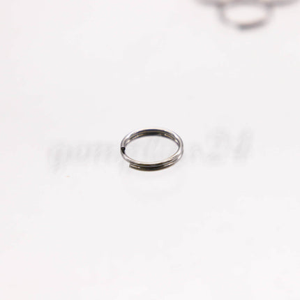NEW 10mm Stainless Steel Split Rings - Surgical Steel - 10/50/100/250 pcs - 10mm x 0.8mm - 20G