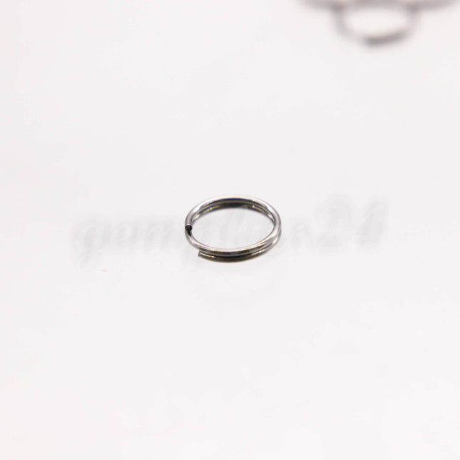 NEW 10mm Stainless Steel Split Rings - Surgical Steel - 10/50/100/250 pcs - 10mm x 0.8mm - 20G