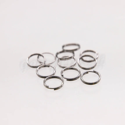 NEW 10mm Stainless Steel Split Rings - Surgical Steel - 10/50/100/250 pcs - 10mm x 0.8mm - 20G
