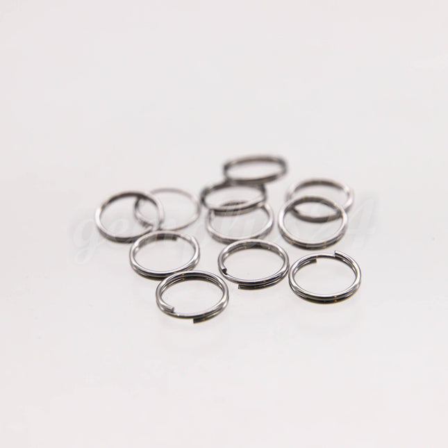 NEW 10mm Stainless Steel Split Rings - Surgical Steel - 10/50/100/250 pcs - 10mm x 0.8mm - 20G