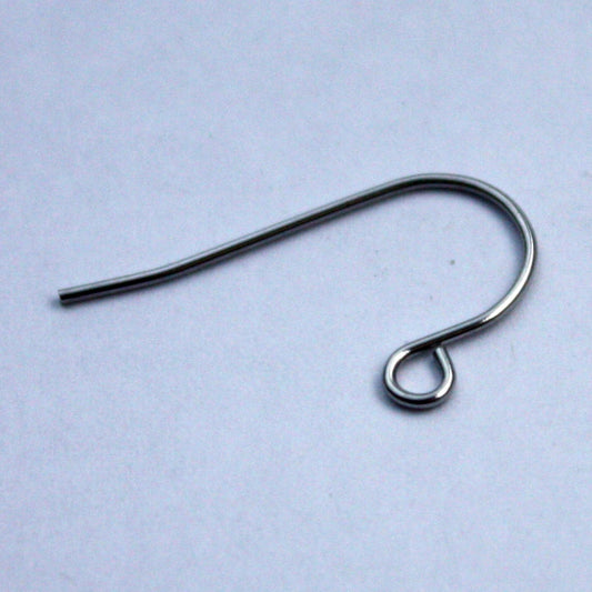 100 pcs Surgical Stainless Steel French Hook Earwires - 22x13mm