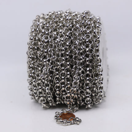 Chunky Big Large Monster Fashion Rolo Chain, 1/3/10 Ft - Antique Brass/Copper/Rhodium/Gunmetal/Black - 8.0mm - Unsoldered -Bracelet  80ROLO