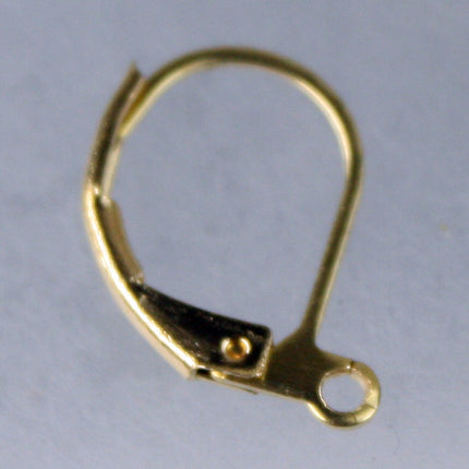 50 raw Brass Bronze Leverback Earrings earwire - 10X16mm