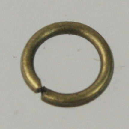 8mm Jump Rings, 100 Antique Brass Jump Rings / Bronze Open 8x1.2mm 16 Gauge 16G Link Connector Open Jump Rings O Ring 12x8mm