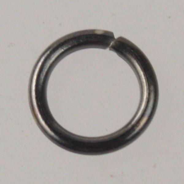 8mm Jump Rings, 100 Gunmetal Jump Rings Jumprings Open 8x1.2mm 16 Gauge 16G Link Connector Open Jump Rings - 12x8mm