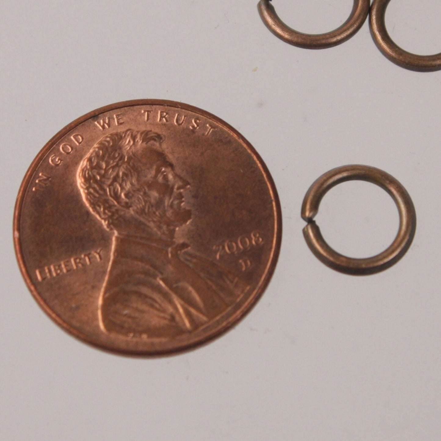 8mm Jump Rings, 100 Antique Copper Jump Rings Open 8x1.2mm 16 Gauge 16G Bulk Jumprings Jump Rings Link Connector Open Jump Rings O Ring