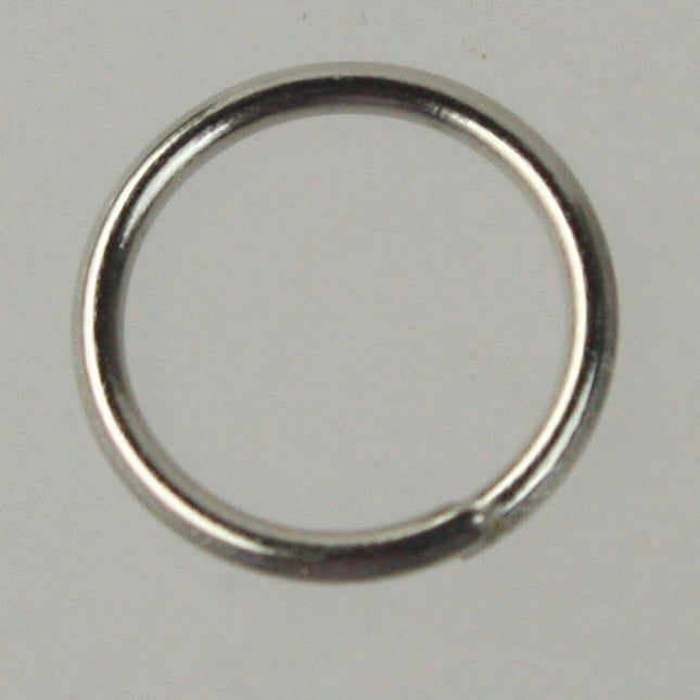 12mm Jump Rings, 50 pcs of Rhodium Jump Rings / Jumprings - 12mm 16 gauge 1.2 mm Link Connector Open Jump Rings 12x12mm